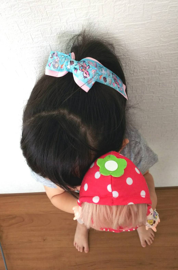 ユニコーン好きな方に♪たらりんリボンヘアゴム 4枚目の画像