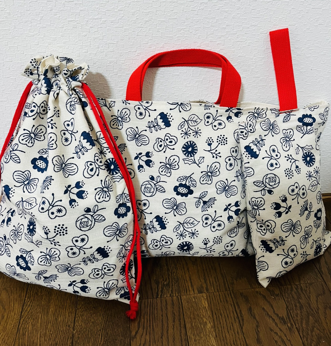 【再販】★入園、入学★レッスンバッグ、お着替え袋、シューズ袋セット