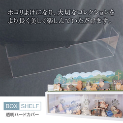 【送料無料】透明ハードカバー〈BOX SHELF〉 1枚目の画像