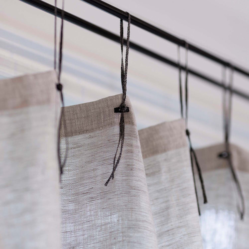 自然素材 麻 リネン100％ カーテン「ナグ きなり」 オシャレ