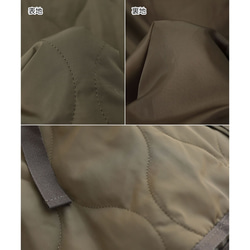 ｴﾄﾗﾝｾﾞꕤふわっと軽い着用感 袖取り外し 2way(ベスト/ブルゾン) キルティングブルゾン et6001894 9枚目の画像