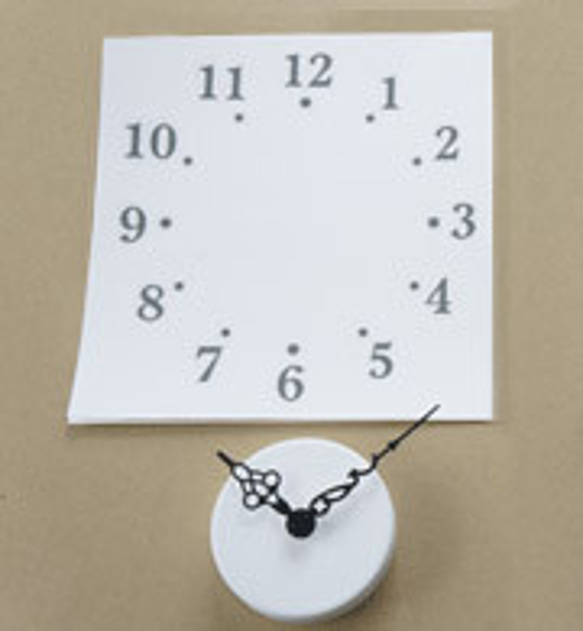【ウォールステッカー】時計と数字シール[エキゾチック] WWS-130 6枚目の画像