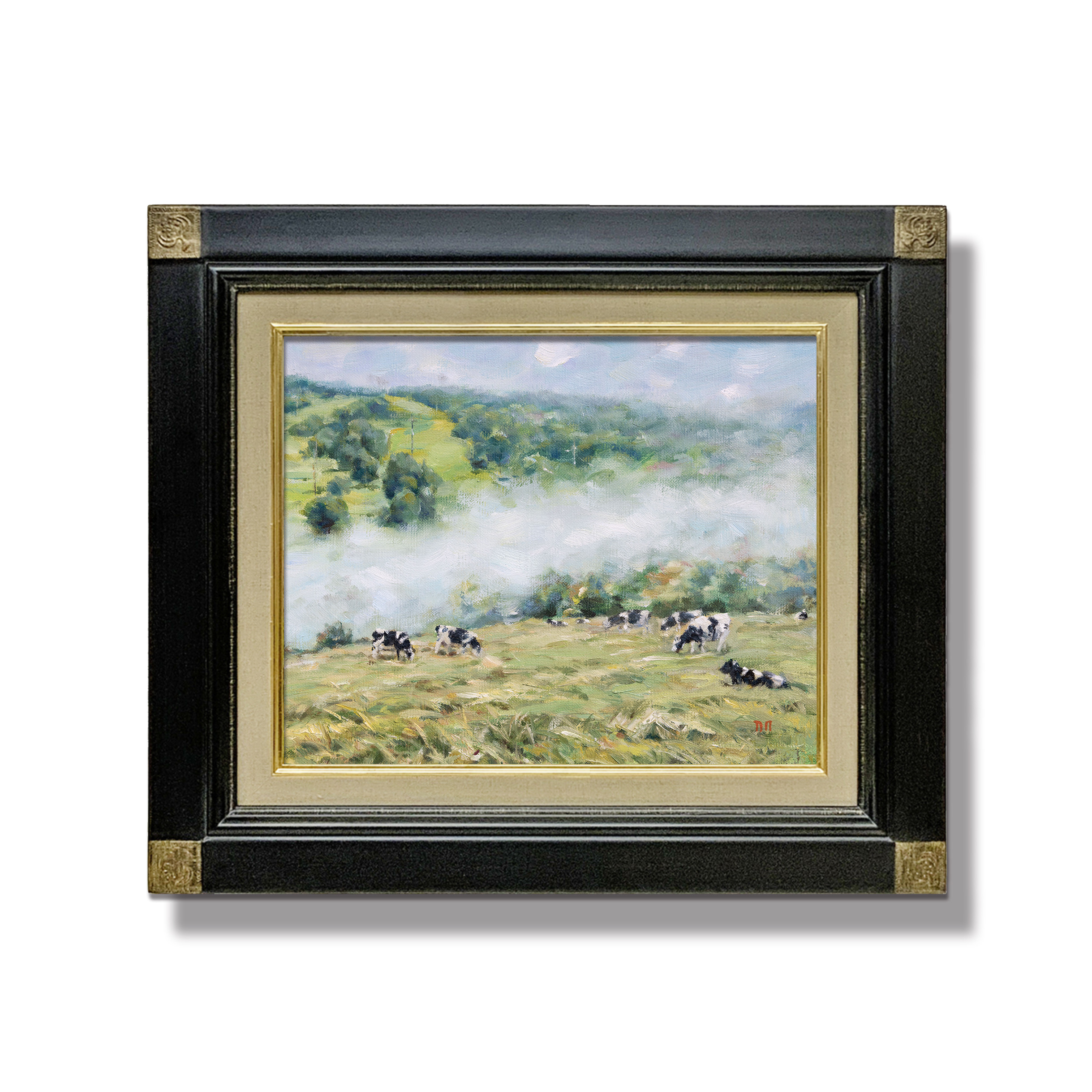 絵画油彩【ぼくのともだち】