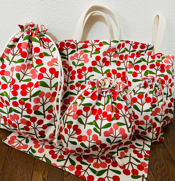 入園入学用品オーダー受付中 レッスンバック 防災頭巾入 お弁当袋