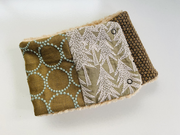 【マフラータイプ】path・tambourineネックウォーマー ミナ生地 マフラータイプ】path・tambourineネックウォーマー ミナ生地