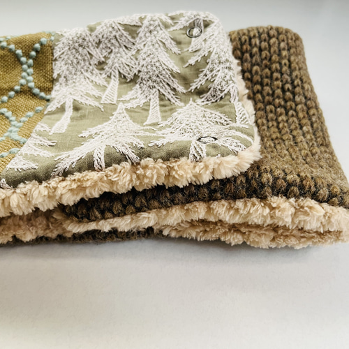 ミナペルホネン　キッズ　ハンドメイド　ネックウォーマー ミナペルホネン ハンドメイド ネックウォーマー