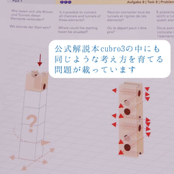 キュボロ　おたすけブロック　知育玩具　ムズかしいをたのしく　積み木　自然素材 2枚目の画像