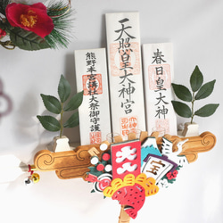 37-LIVEzo-G モダン神棚 雲形の神棚 壁掛神棚 おしゃれで機能的 よくばりな神棚セットNegai 10枚目の画像