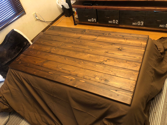 アンティークなこたつ天板 天然無垢材使用(^^) その他家具