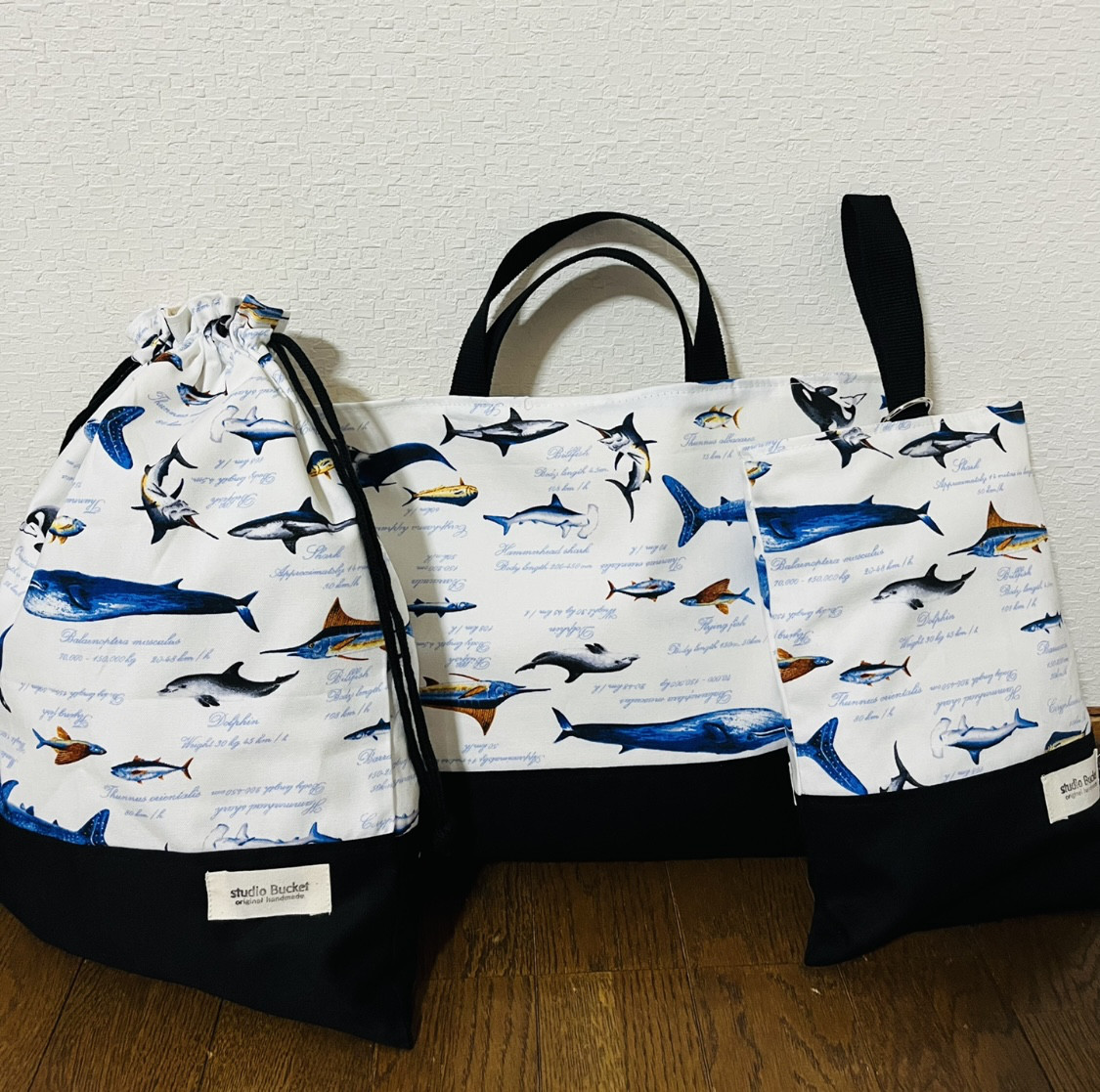 ★入園、入学★レッスンバッグ、お着替え袋、シューズ袋セット