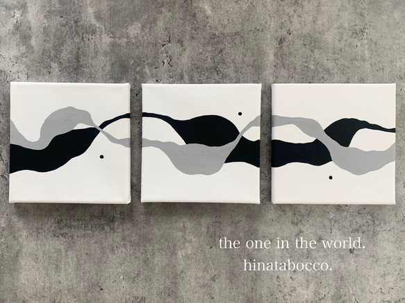 現代アート　3枚set   モダン　モノトーン　絵画　抽象画　アートパネル 現代アート3枚set モダンモノトーン絵画抽象画アートパネル