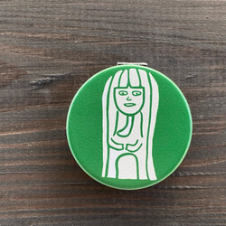 【巨匠動物園】両面コンパクトミラー 4枚目の画像