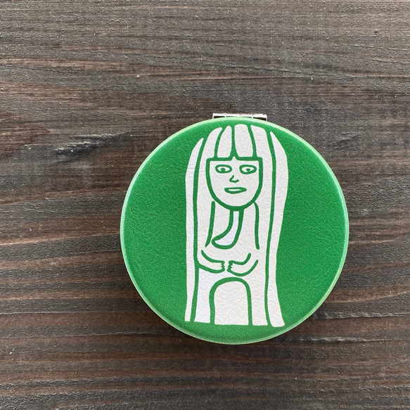 【巨匠動物園】両面コンパクトミラー 4枚目の画像