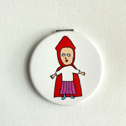 【巨匠動物園】両面コンパクトミラー 6枚目の画像