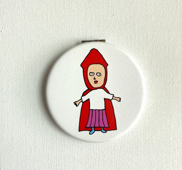 【巨匠動物園】両面コンパクトミラー 6枚目の画像