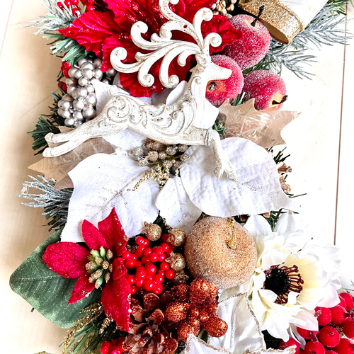 巨大クリスマスリース。 ビックサイズクリスマスリース 大きなサイズ