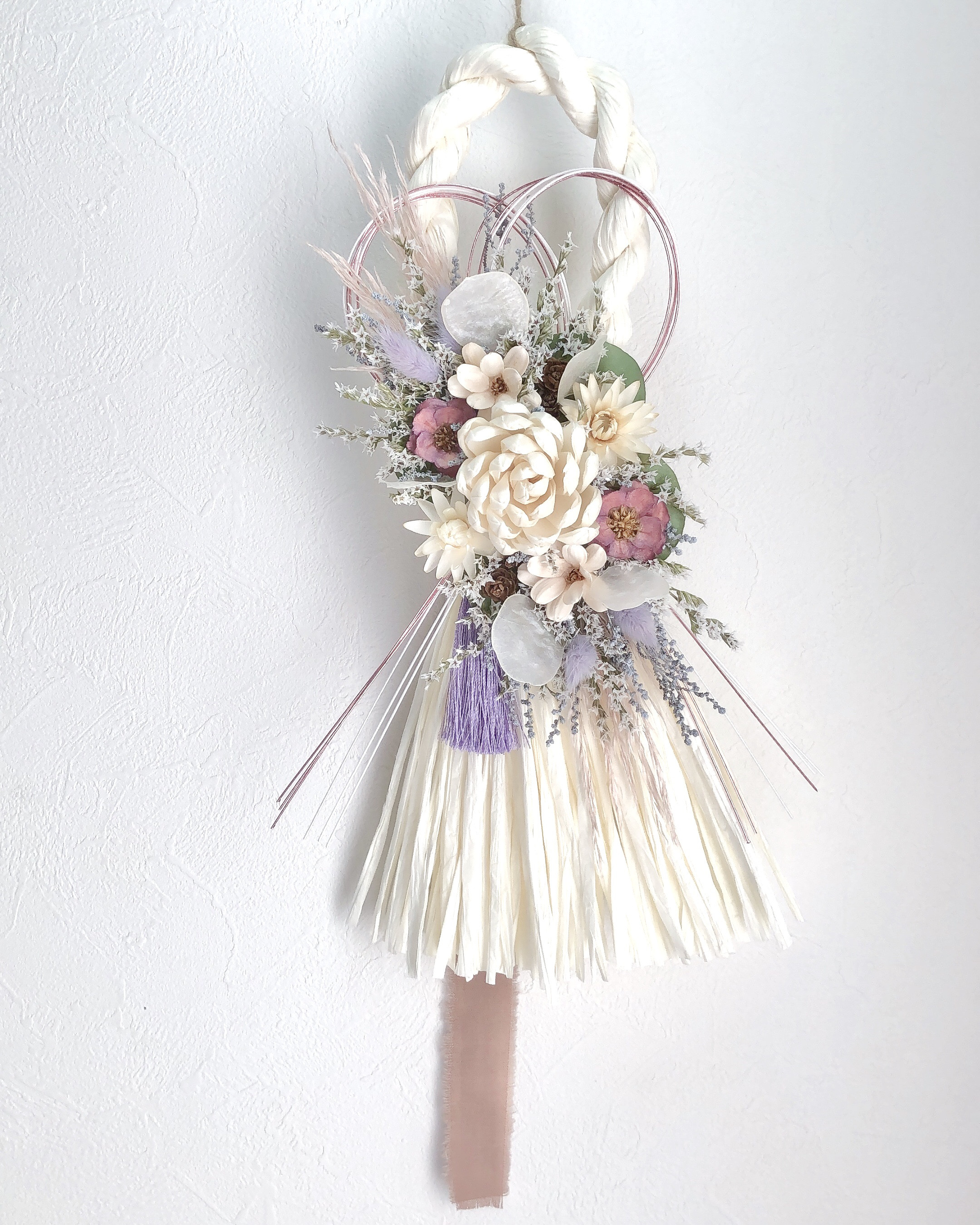 リース しめ縄 飾り SALE 迎春 しめ縄飾り しめ縄リース お正月飾り 花 元旦 縁起物