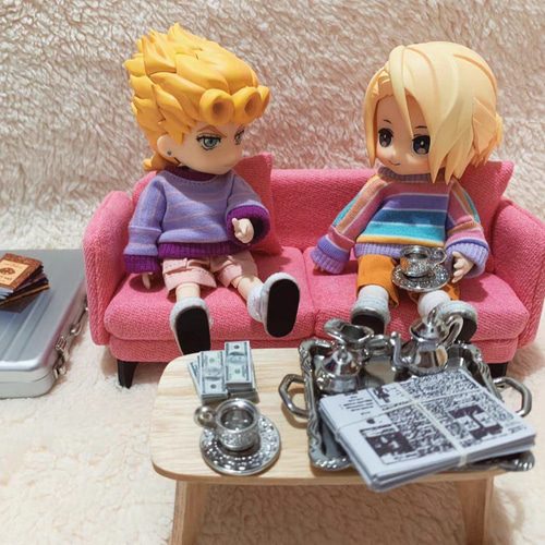 オビツ11 1/12ドール家具 布製のソファ 9色 小さな家具 小さな