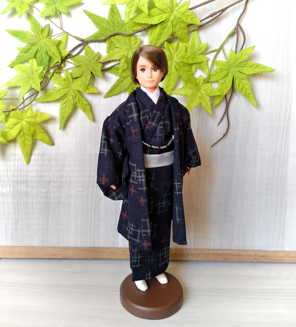 確認用 アイシードール 甚平 着物 男の子 ハンドメイド アウト