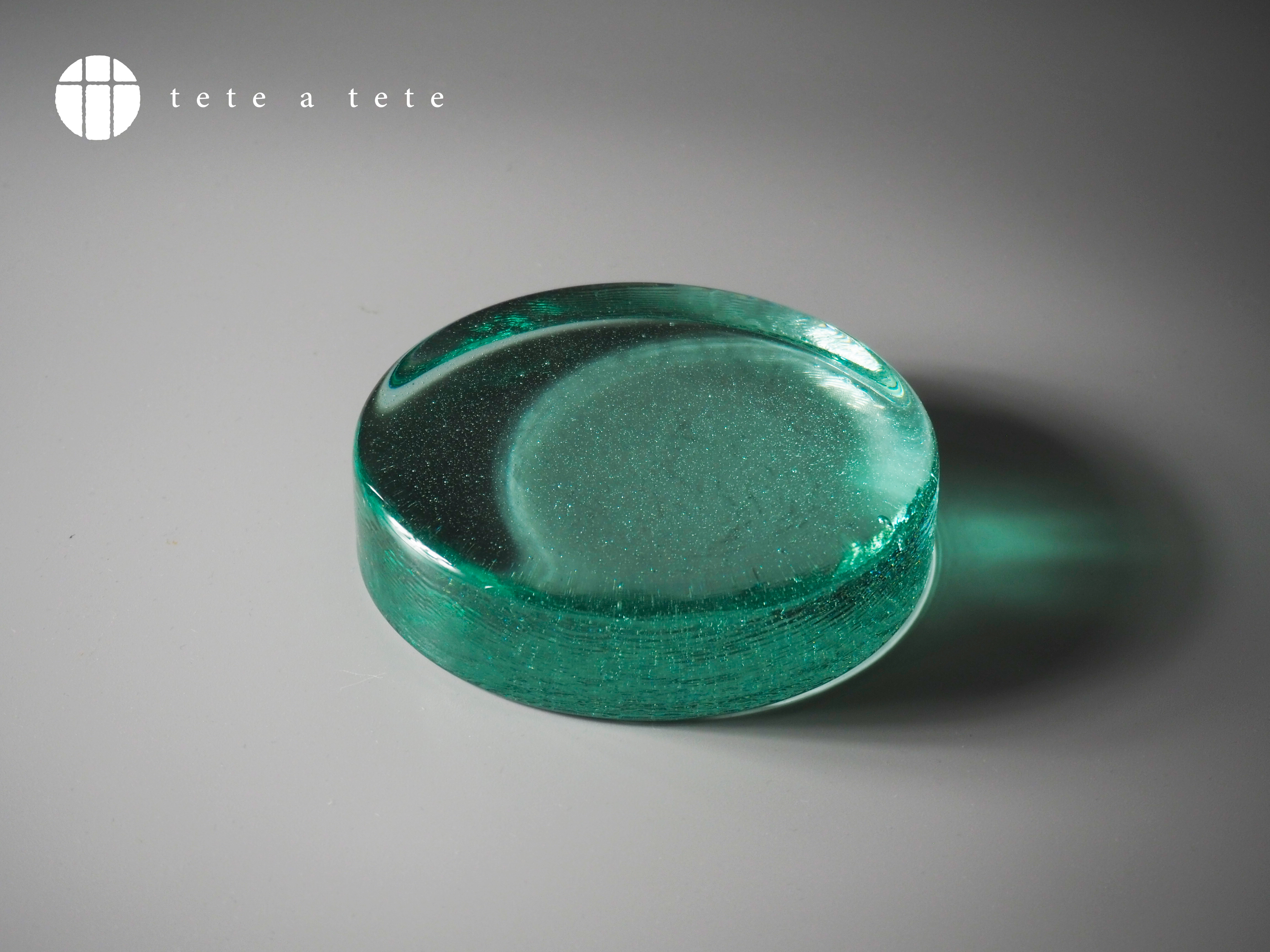 ガラストレイ・インテリア・オブジェ〈La Mer - ラ・メール〉circle - M