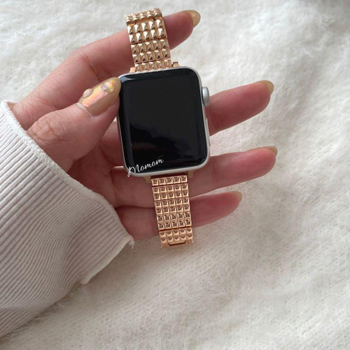 Apple Watch シャイニーメタルベルト ローズゴールド 全サイズ