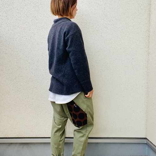 creema aomi サルエルパンツ アップルグリーン 大人】数量限定 サルエルパンツ/Mサイズ/Lサイズ セージグリーン
