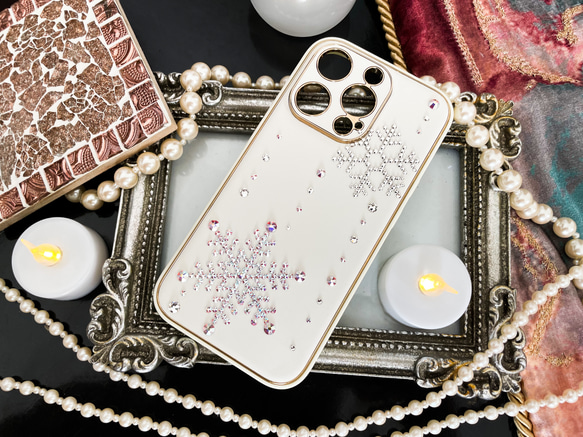 新品 SWAROVSKI iPhone 12／12Pro ローズゴールド 【公式通販】