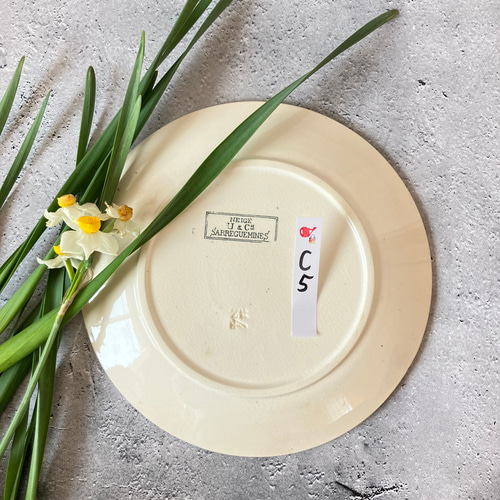 C2 サルグミンヌ U&Cie Neige 23cm 平皿