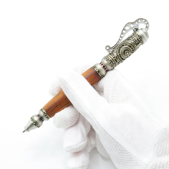 スチームパンク 蒸気機関 手作り 高級 木製 ボールペン ココボロ 真鍮 スチームパンク 蒸気機関 手作り 高級 木製 ボールペン ココボロ