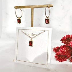 galante visconti　18k　ピアス　片耳　ネックレス　セット ネックレスピアスセット(ネックレス) | a.v.v(アー・ヴェ・ヴェ