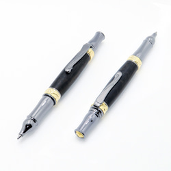 手作り 高級 かっこいい 木製 リボルバー のような ノック式