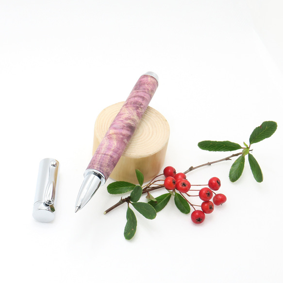 手作り 高級 木製 水性ボールペン 磁石付きキャップ ココボロ 24金 手作り 高級 木製 水性ボールペン 磁石付きキャップ ココボロ 24