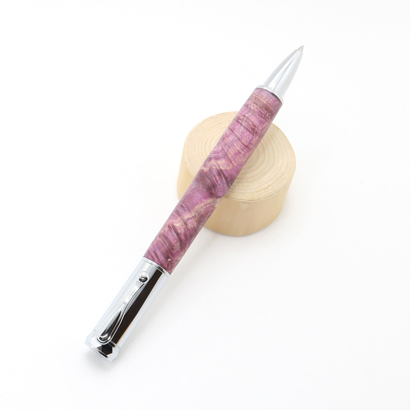 手作り 高級 木製 水性ボールペン 磁石付きキャップ ポプラ クロム ブライヤーのシガータイプボールペン！　手作り品　プレゼントに! XUR1446805157(11018円)