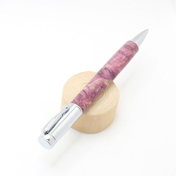 手作り 高級 木製 水性ボールペン 磁石付きキャップ ポプラ クロム ブライヤーのシガータイプボールペン！　手作り品　プレゼントに! XUR1446805157(11018円)