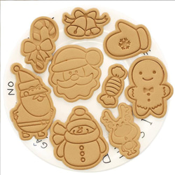 クリスマス クッキー型抜き8点セット クッキー型抜き 製菓道具 洋菓子用グッズ7/11 3枚目の画像