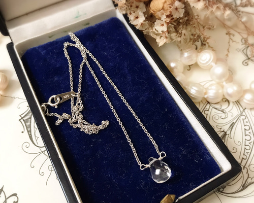 149No【高品質✨】1粒石ネックレス 5mm キラキラ 上品 高級感