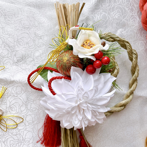 ◆2024年◆しめ縄リース◆しめ縄◇お正月用飾り 2024年｜しめ縄飾り【micromにおまかせ】リース型 | microm