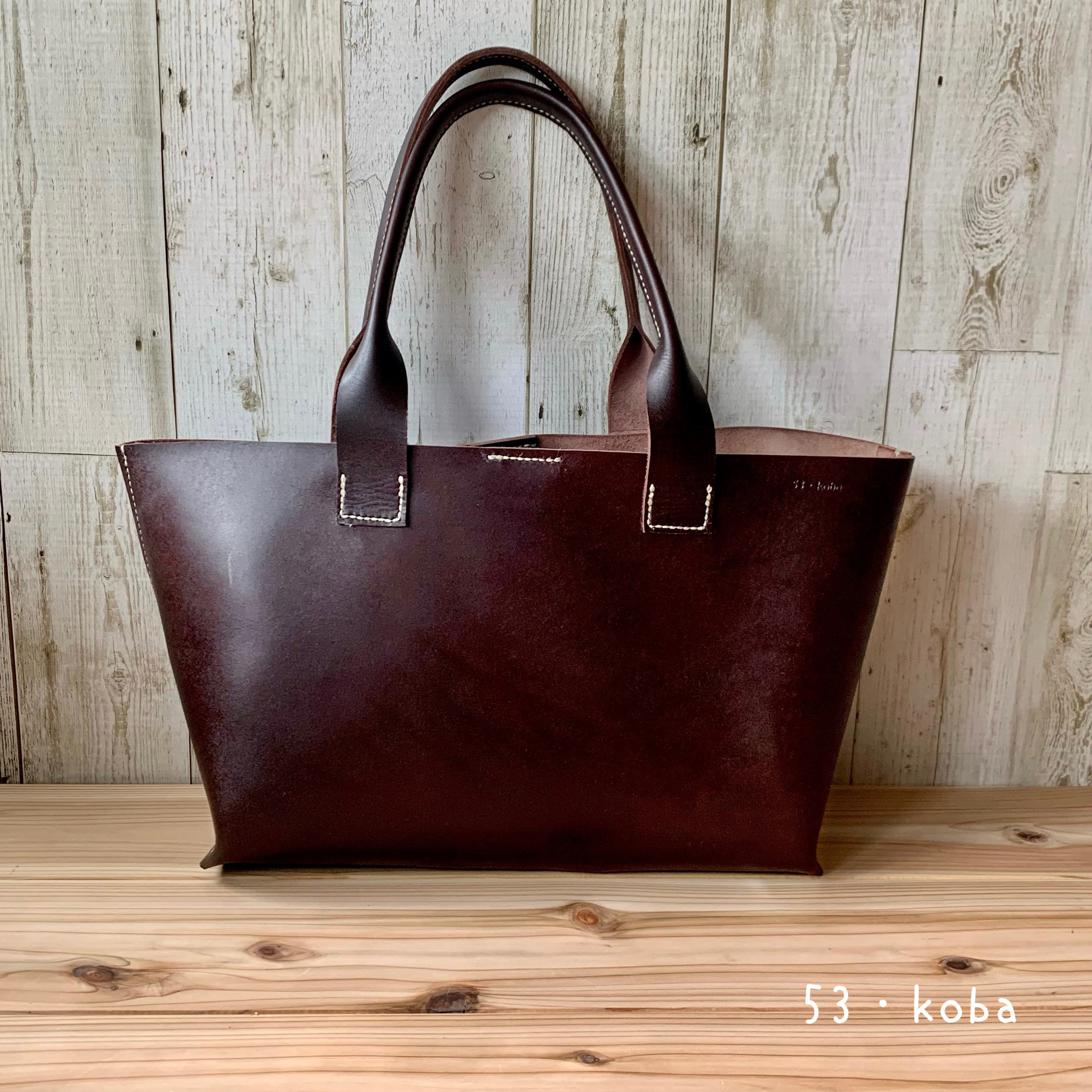 【極美品】COS フラップ トートバッグ レザー 濃い茶色 24AW THE FLAP TOTE - LEATHER フラップトートバッグ- レザー｜COS
