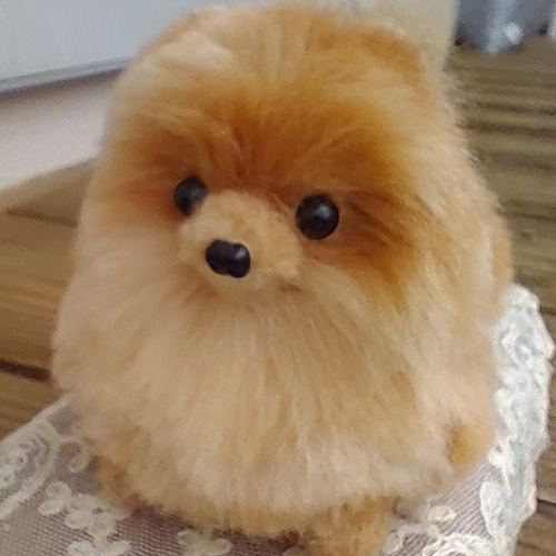 羊毛フェルト ポメラニアン 羊毛フェルト Nukumori 通販 15140200