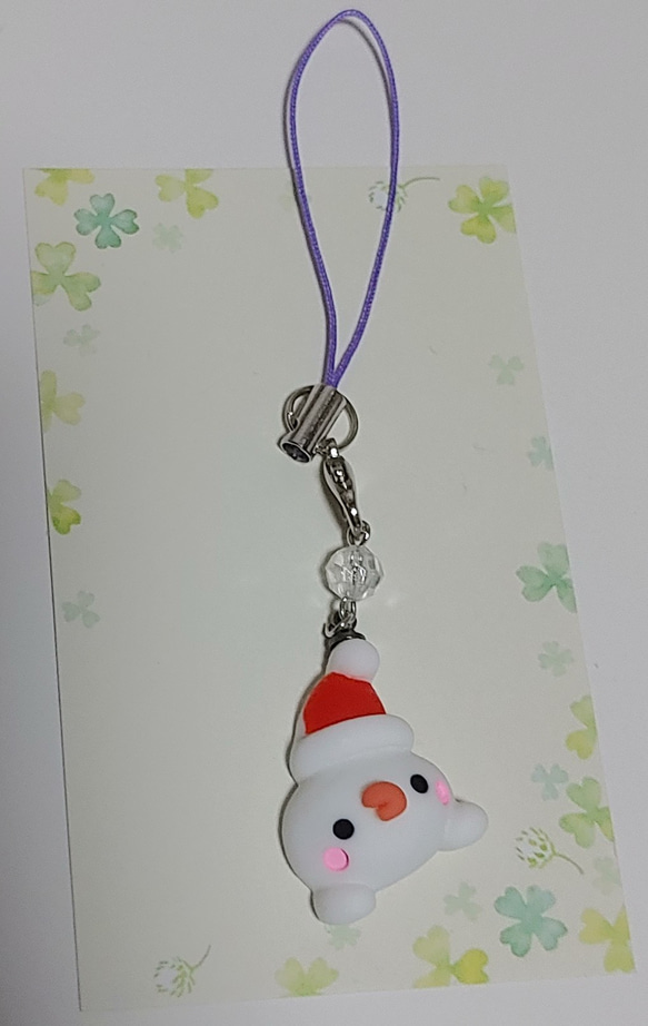 【ハンドメイド】クリスマス キーホルダー 1枚目の画像