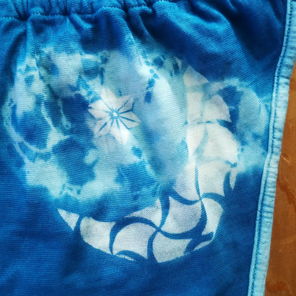 薬草染め ainu Silk Cotton air-pants*シルクコットンエアパン*アイヌ 4枚目の画像