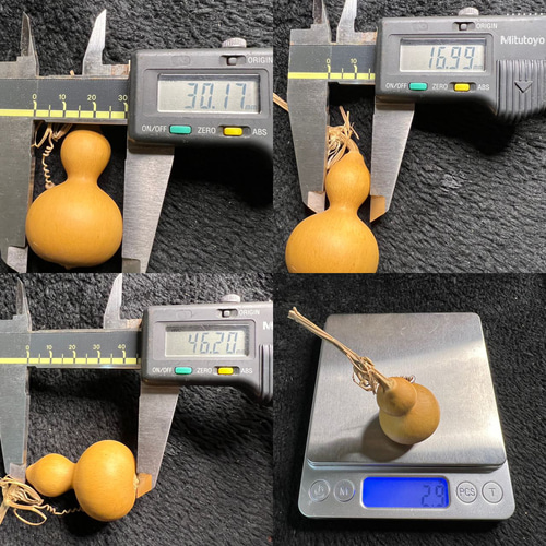 ヒョウタン、【八宝】瓢箪、文遊びひょうたんJST301646/2.9g