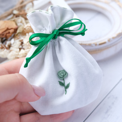 バラ刺繍パッチンピン♡むらさき 薔薇刺繍と花柄のぱっちんピンSet(オレンジB) ヘアピン ししゅ