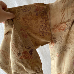【日式】Hannari 寬鬆長袍連衣裙：105cm（南十字Kasuri款式：米色） 第6張的照片