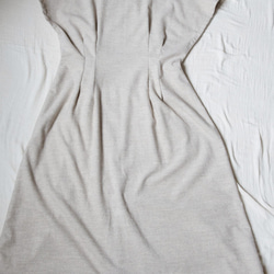犛牛混紡法蘭絨布料雙褶洋裝[有機棉] 第10張的照片