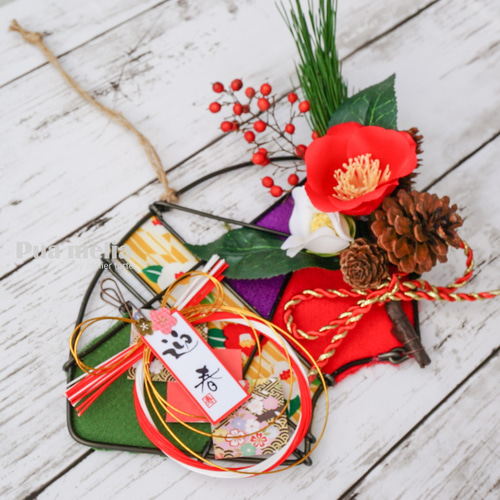 お正月飾り　扇⑭(壁掛け) お正月飾り扇⑭(壁掛け)