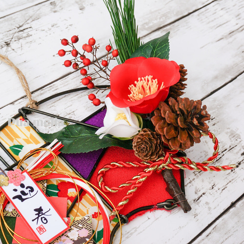 お正月飾り　扇⑭(壁掛け) お正月飾り扇⑭(壁掛け)