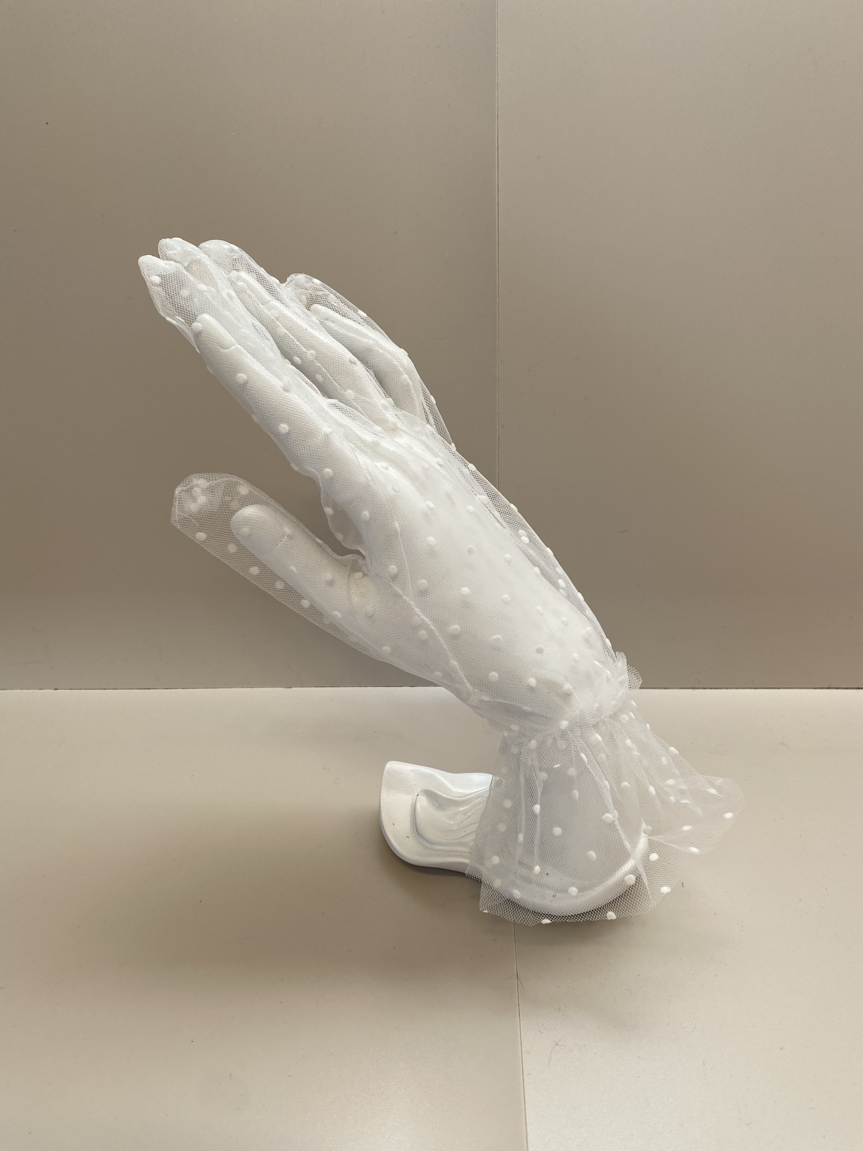 レースグローブ　ドットチュールグローブ　アームカバー　見本　オプションから選択