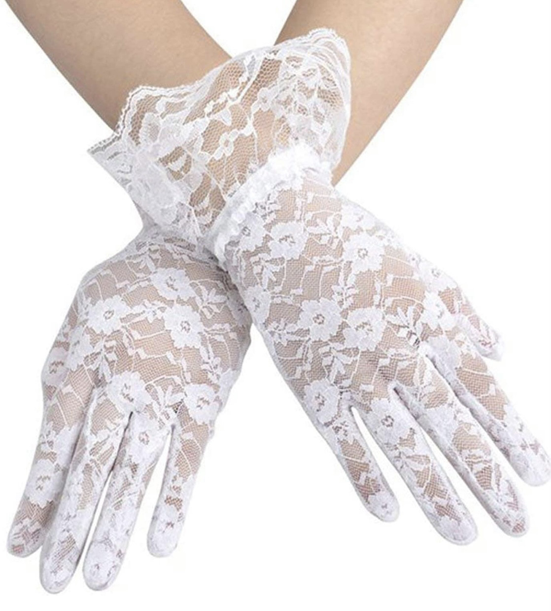レースグローブ　ドットチュールグローブ　アームカバー　見本　オプションから選択