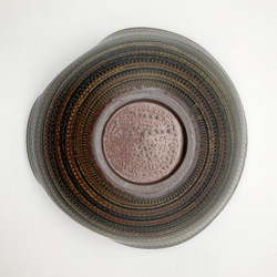 小石原焼 小石原焼き チョップスティックボウル 箸置き付き ボウル 黒 マルワ窯 陶器 箸置き 6枚目の画像